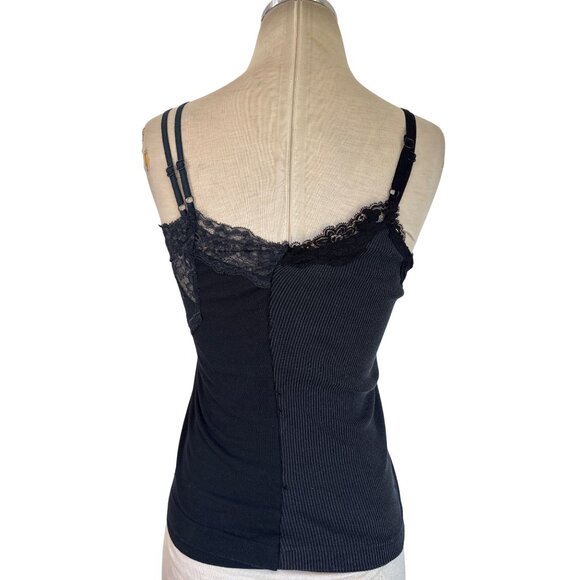 Balenciaga Double Slip Top in Washed Black & Ink X-Small Womens Sleeveless Tank - Picture 8 of 10